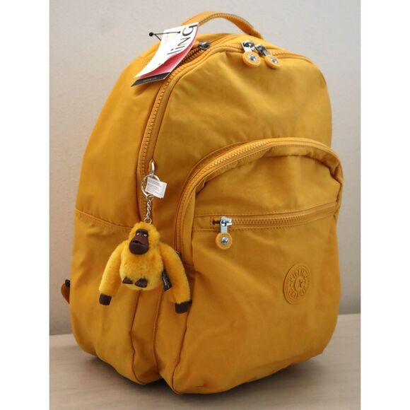 Kipling KI1206-7EB Women's Spicy Gold/Yellow 15" Laptop Seoul Backpack - Picture 7 of 10